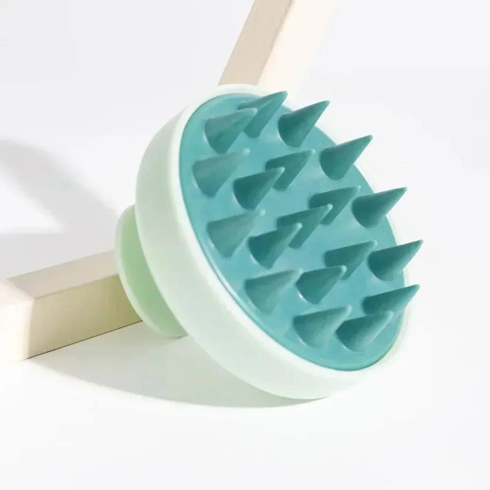 Silicone Shampoo Brush for Scalp Massage and Care