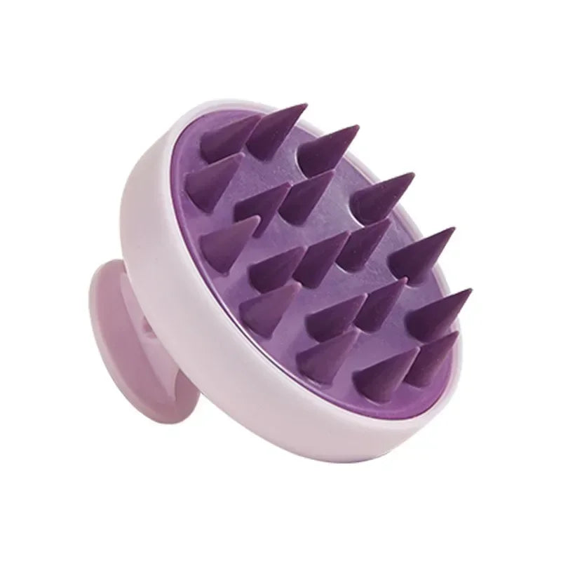 Silicone Shampoo Brush for Scalp Massage and Care