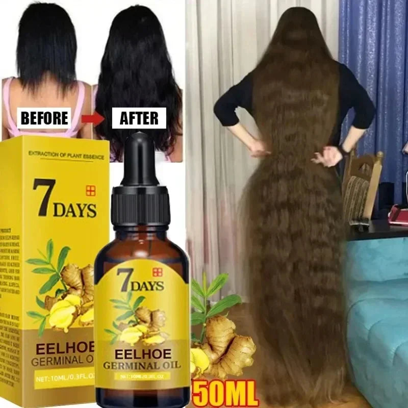 7-Day Ginger Serum for Hair Growth and Repair